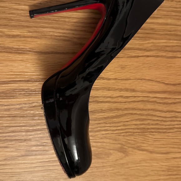 Christian Louboutin Paris Simple 120 mm Simple Pump Black Patent Leather - Picture 10 of 12